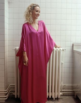 Perrine Deprez Schmacher in "Mantour" caftan