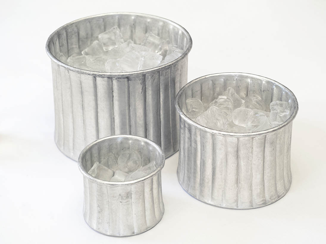 Brass dorik bucket